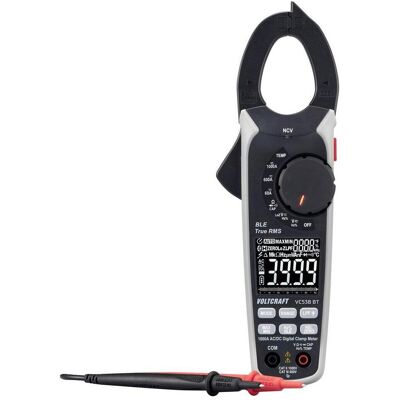Voltcraft, Multimeter, VC538 Stromzange digital CAT III 600 V, CAT II 1000 V Anzeige (Count (CAT II 1000V, CAT III 600V, Zangenstrommesser) Voltcraft, Multimeter, VC538 Stromzange digital CAT III 600 V, CAT II 1000 V Anzeige (Count (CAT II 1000V, CAT III 600V, Zangenstrommesser)