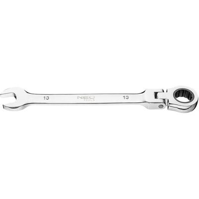Neo, Schraubenschlüssel, Ring-Maulschlüssel mit Ratsche und Anschluss 13 mm (09-055) (13 mm) Neo, Schraubenschlüssel, Ring-Maulschlüssel mit Ratsche und Anschluss 13 mm (09-055) (13 mm)