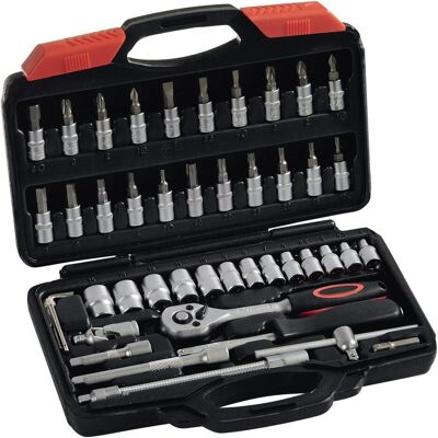 NORDWEST HANDEL AG LAGER - Presa Set 45-PCS.1 / 4 pollici sw 4-14mm z.72 NORDWEST HANDEL AG LAGER - Presa Set 45-PCS.1 / 4 pollici sw 4-14mm z.72