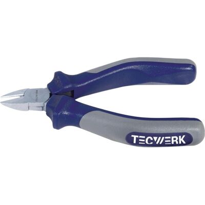 Tecwerk, Bolzenschneider + Seitenschneider, Elektronik-Seitenschneider Länge 110 mm Facette ja geschwärzt (110 mm) Tecwerk, Bolzenschneider + Seitenschneider, Elektronik-Seitenschneider Länge 110 mm Facette ja geschwärzt (110 mm)