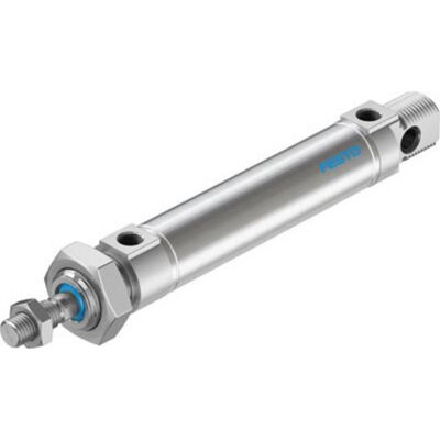 Festo, Fördertechnik, Round Cylinder 25mm Bore 70-mm Stroke Festo, Fördertechnik, Round Cylinder 25mm Bore 70-mm Stroke