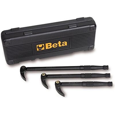 BETA, Meissel, 009660103 966/C3 3-teiliger Satz Brechstangen, mit schwenkbarem, gebogenem Flachkopf (19 mm) BETA, Meissel, 009660103 966/C3 3-teiliger Satz Brechstangen, mit schwenkbarem, gebogenem Flachkopf (19 mm)
