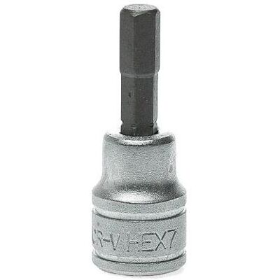 Teng Tools, Steckschlüssel + Stecknuss, Vierkant Steckschlüsseleinsatz, 7mm, Allen Abtrieb Teng Tools, Steckschlüssel + Stecknuss, Vierkant Steckschlüsseleinsatz, 7mm, Allen Abtrieb