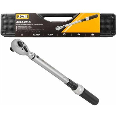 JCB, Drehmomentschlüssel, Drehmomentschlüssel 1/2" 20-120 Nm (1/2", 20 - 120 Nm) JCB, Drehmomentschlüssel, Drehmomentschlüssel 1/2" 20-120 Nm (1/2", 20 - 120 Nm)