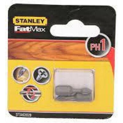 Stanley Bits, Schraubendreher / Bit Ph1 x 25 mm / 2 Stcs. (Kreuz Phillips PH) Stanley Bits, Schraubendreher / Bit Ph1 x 25 mm / 2 Stcs. (Kreuz Phillips PH)