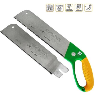 GRÜNTEK - Gartensäge Piranha mit 2 Klingen 520 mm GRÜNTEK - Gartensäge Piranha mit 2 Klingen 520 mm