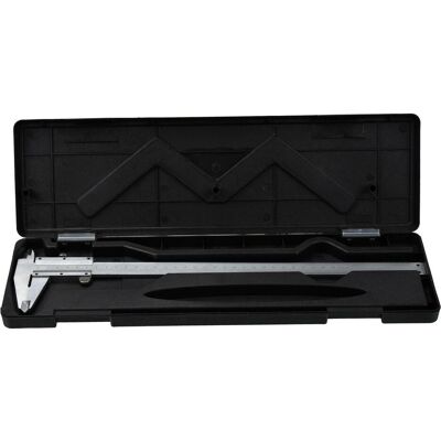 GEKO, Messlehre, Metall-Gleitskala, 0-300 mm x 0,02 (30 cm) GEKO, Messlehre, Metall-Gleitskala, 0-300 mm x 0,02 (30 cm)