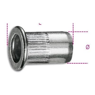 BETA, Nieten, 017420023 1742R-Al M3 Blindnietmuttern 5x10 mm BETA, Nieten, 017420023 1742R-Al M3 Blindnietmuttern 5x10 mm
