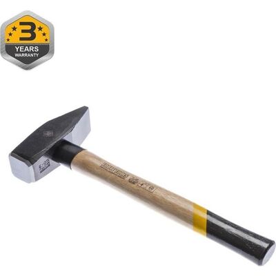 Forte tools, Hammer, Schlosserhammer mit Holzgriff, 2000 g Kopfgewicht, Hammer mit Holzstiel, Premium Werkzeu (2000 g) Forte tools, Hammer, Schlosserhammer mit Holzgriff, 2000 g Kopfgewicht, Hammer mit Holzstiel, Premium Werkzeu (2000 g)