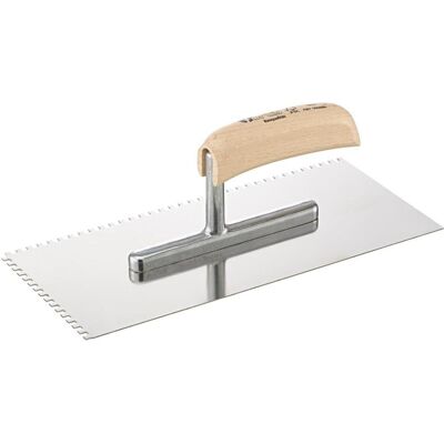Magni, Kelle + Spachtel, Glättekelle 280x130mm gezahnt 4x4mm rostfrei FORTIS Bau (28 cm) Magni, Kelle + Spachtel, Glättekelle 280x130mm gezahnt 4x4mm rostfrei FORTIS Bau (28 cm)