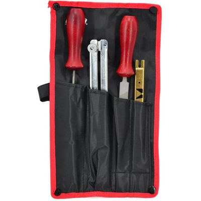 Awtools - Kettenschärfset - 4,0 mm - 4-teilig - Werkzeugkoffer Awtools - Kettenschärfset - 4,0 mm - 4-teilig - Werkzeugkoffer