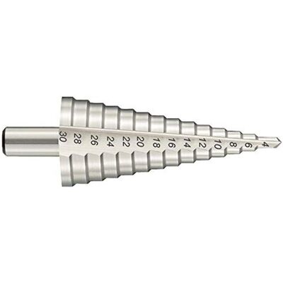 Tivoly, Meissel, Stufenbohrer-Set HSS, 3-teilig, 4-12 mm Tivoly, Meissel, Stufenbohrer-Set HSS, 3-teilig, 4-12 mm