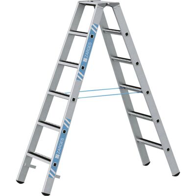 Zarges, Leiter + Gerüst, LM-Stufen-Stehleiter 2 x 6 Stufen Z600 (Stehleiter, 170 cm) Zarges, Leiter + Gerüst, LM-Stufen-Stehleiter 2 x 6 Stufen Z600 (Stehleiter, 170 cm)