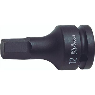 Koken, Steckschlüssel + Stecknuss, Schlag-Sechskantkopf 14012M-60 1/2" 12 mm (12 mm) Koken, Steckschlüssel + Stecknuss, Schlag-Sechskantkopf 14012M-60 1/2" 12 mm (12 mm)