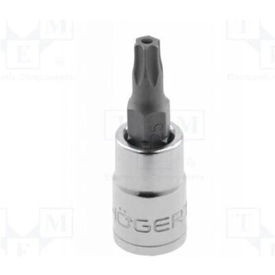 Högert, Steckschlüssel + Stecknuss, Nuss: Torx-bit mit Sicherung T20H 1/4" Högert, Steckschlüssel + Stecknuss, Nuss: Torx-bit mit Sicherung T20H 1/4"