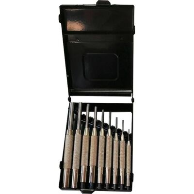 Dönges, Meissel, Splinttreiber-Satz mit Führungshülse, 9-teilig, 0,9-5,90 mm Dönges, Meissel, Splinttreiber-Satz mit Führungshülse, 9-teilig, 0,9-5,90 mm