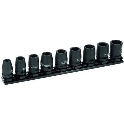 Koken, Steckschlüssel + Stecknuss, KO-KEN IMPACT-Satz 9-teilig, 6-kant, 1/2 Zoll Surface Drive Koken, Steckschlüssel + Stecknuss, KO-KEN IMPACT-Satz 9-teilig, 6-kant, 1/2 Zoll Surface Drive