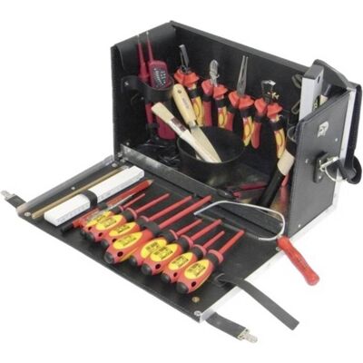Alarm, Werkzeugkoffer, Werkzeuge 56077350 Werkzeugtasche bestückt (L x B x H) 435 x 370 x 195 Alarm, Werkzeugkoffer, Werkzeuge 56077350 Werkzeugtasche bestückt (L x B x H) 435 x 370 x 195