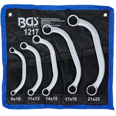 BGS, Schraubenschlüssel, Starter- und Blockschlüssel-Satz 8 x 10 - 21 x 22 mm 5-tlg. BGS, Schraubenschlüssel, Starter- und Blockschlüssel-Satz 8 x 10 - 21 x 22 mm 5-tlg.