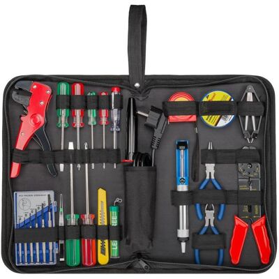 Goobay, Lötgerät, Lötset und Werkzeugset in praktischer Tasche (Lötkolben Set) Goobay, Lötgerät, Lötset und Werkzeugset in praktischer Tasche (Lötkolben Set)