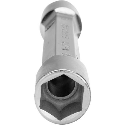 Irimo, Steckschlüssel + Stecknuss, Doppelsteckschlüssel, 21 mm × 23 mm, verchromt, 183 mm – Einzelhandelsverpackung (21 mm) Irimo, Steckschlüssel + Stecknuss, Doppelsteckschlüssel, 21 mm × 23 mm, verchromt, 183 mm – Einzelhandelsverpackung (21 mm)