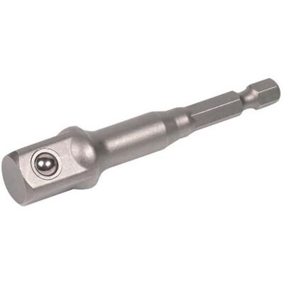 Hikoki, Steckschlüssel + Stecknuss, Adapter 1/4 Sechskant auf 1/4 Vierkant Hikoki, Steckschlüssel + Stecknuss, Adapter 1/4 Sechskant auf 1/4 Vierkant
