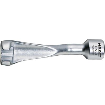 Hazet, Steckschlüssel + Stecknuss, Einspritzleitungs-Schlüssel 4550-1 ∙ Vierkant12,5 mm (1/2 Zoll) ∙ Aussen Doppel-Sechskant Prof… Hazet, Steckschlüssel + Stecknuss, Einspritzleitungs-Schlüssel 4550-1 ∙ Vierkant12,5 mm (1/2 Zoll) ∙ Aussen Doppel-Sechskant Prof…