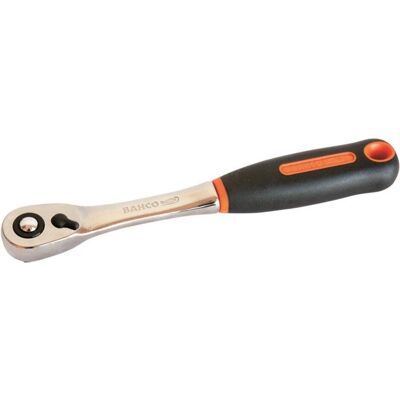 Bahco Ratsche, 3/8" Umschaltknarre mit schlankem Knarrenkopf, 72 Zähnen und 5° Rückschwenkwinkel, 205 mm (3/8") Bahco Ratsche, 3/8" Umschaltknarre mit schlankem Knarrenkopf, 72 Zähnen und 5° Rückschwenkwinkel, 205 mm (3/8")
