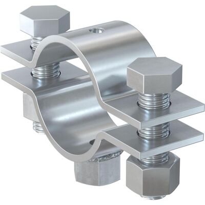 Fischer, Schraubstock + Zwinge, Festpunktschelle FFSC 114,3 (114.30 mm) Fischer, Schraubstock + Zwinge, Festpunktschelle FFSC 114,3 (114.30 mm)