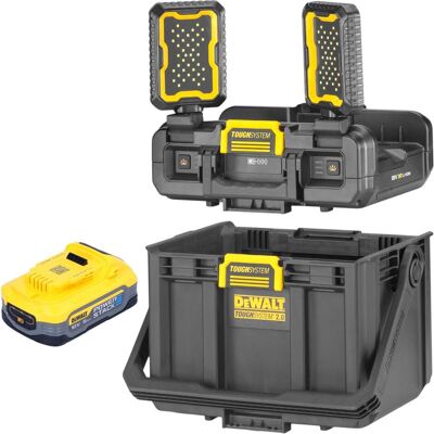 DeWalt, Werkzeugkoffer, DWST08061-1 Werkzeugbox mit integrierten Leuchten 395 x 352 x 255 mm ToughSystem 2.0 + 1x (2 Teile) DeWalt, Werkzeugkoffer, DWST08061-1 Werkzeugbox mit integrierten Leuchten 395 x 352 x 255 mm ToughSystem 2.0 + 1x (2 Teile)