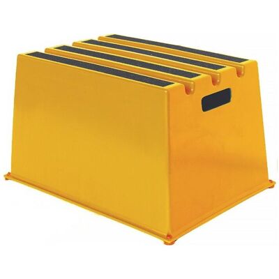 Twinco, Leiter + Gerüst, Schwerlasttritt Stufen einschl. Plattform 1 Plattformhöhe 307 mm Kunststoff gelb (Trittleiter, 52.50 cm) Twinco, Leiter + Gerüst, Schwerlasttritt Stufen einschl. Plattform 1 Plattformhöhe 307 mm Kunststoff gelb (Trittleiter, 52.50 cm)