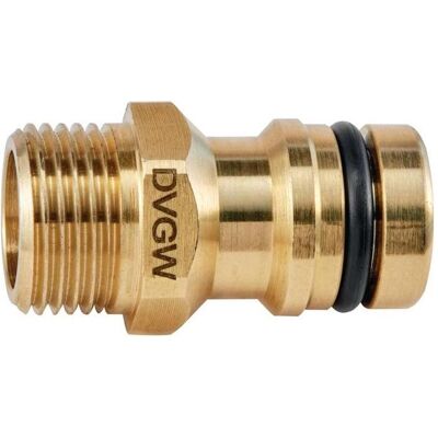 Karasto, Schlauchanschluss + Schlauchverbinder, Gerätestecker GEKA plus-Stecksystem KTW Messing Aussengewinde G 3/4 ″ (26.44 mm) Karasto, Schlauchanschluss + Schlauchverbinder, Gerätestecker GEKA plus-Stecksystem KTW Messing Aussengewinde G 3/4 ″ (26.44 mm)