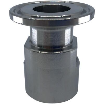 BRW, Rohrverbindungstechnik, Tri-Clamp Kupplung nach DIN 32676 auf BSPP Innengewinde BRW, Rohrverbindungstechnik, Tri-Clamp Kupplung nach DIN 32676 auf BSPP Innengewinde