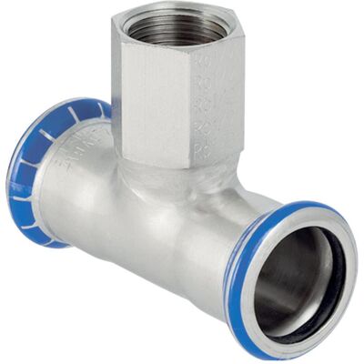 Geberit Rohrverbindungstechnik, Tee sf 76,1-3/4"-76,1mm m/m Mapress Geberit Rohrverbindungstechnik, Tee sf 76,1-3/4"-76,1mm m/m Mapress