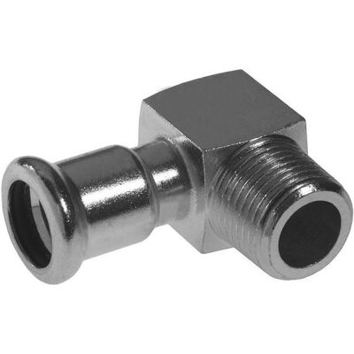 Kan, Zubehör Sanitärinstallation, therm elbow with external thread, short 15x1 Kan, Zubehör Sanitärinstallation, therm elbow with external thread, short 15x1