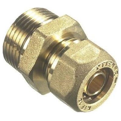 VVS Trading, Rohrverbindungstechnik, nippel til pex 3/4" x 15 mm (Doppelnippel) VVS Trading, Rohrverbindungstechnik, nippel til pex 3/4" x 15 mm (Doppelnippel)