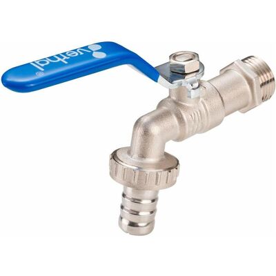 Verhal, Ventil, Ball valve, hose connector / hose union, ½ - ¾ in Verhal, Ventil, Ball valve, hose connector / hose union, ½ - ¾ in