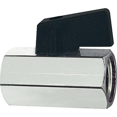 Riegler, Schlauchanschluss + Schlauchverbinder, Mini-Kugelhahn 20,95 mm G 1/2 ″ Innen-/Innengewinde Riegler, Schlauchanschluss + Schlauchverbinder, Mini-Kugelhahn 20,95 mm G 1/2 ″ Innen-/Innengewinde