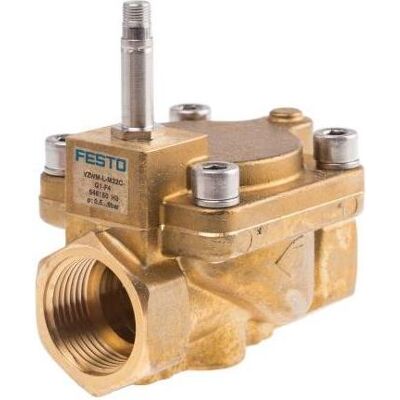 Festo, Ventil, 2/2 Way Solenoid Valve, NC, Female G1 Festo, Ventil, 2/2 Way Solenoid Valve, NC, Female G1