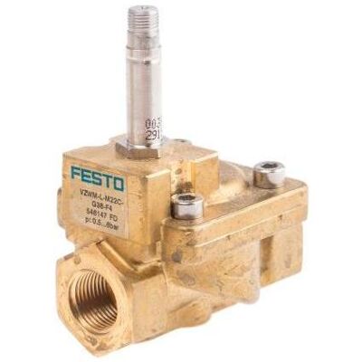 Festo, Ventil, 2/2 Way Solenoid Valve, NC, Female G3/8 Festo, Ventil, 2/2 Way Solenoid Valve, NC, Female G3/8
