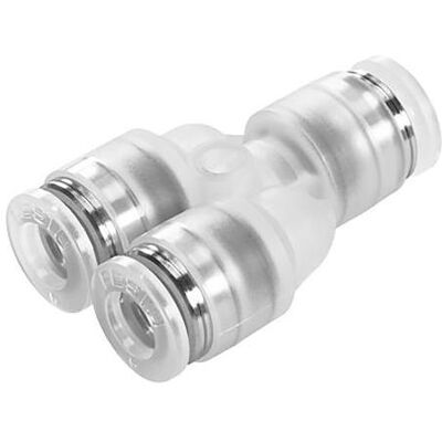 Festo, Rohrverbindungstechnik, Push-in Y-Connector 10mm (T-Verbindung) Festo, Rohrverbindungstechnik, Push-in Y-Connector 10mm (T-Verbindung)