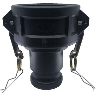 BRW, Rohrverbindungstechnik, Adapter Stück KAMLOK aus Polypropylene Typ D - A BRW, Rohrverbindungstechnik, Adapter Stück KAMLOK aus Polypropylene Typ D - A