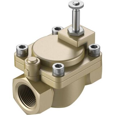 Festo, Ventil, 2/2 Way Solenoid Valve, NC, Female G1 Festo, Ventil, 2/2 Way Solenoid Valve, NC, Female G1