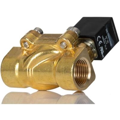 RS PRO, Ventil, G1/2 Buchse 2/2-Wege Elektro- Magnetventil 24 V, Öffner RS PRO, Ventil, G1/2 Buchse 2/2-Wege Elektro- Magnetventil 24 V, Öffner