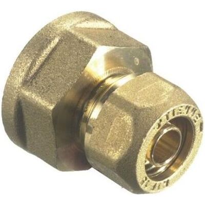 VVS Trading, Rohrverbindungstechnik, kompressionsmuffe til pex 3/4" x 15 mm VVS Trading, Rohrverbindungstechnik, kompressionsmuffe til pex 3/4" x 15 mm