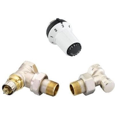 Danfoss Zubehör Sanitärinstallation, RA-N Eckthermostat-Kit mit PANDA 1/2" Kopf (013G5163) Danfoss Zubehör Sanitärinstallation, RA-N Eckthermostat-Kit mit PANDA 1/2" Kopf (013G5163)