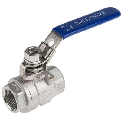 RS PRO, Ventil, Zweit. Edelst.-Kugelv.,3/4in. BSPP F-F RS PRO, Ventil, Zweit. Edelst.-Kugelv.,3/4in. BSPP F-F