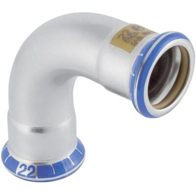 Geberit Rohrverbindungstechnik, Gas-Bogen Mapress 90Grad, Edelstahl, d= 28mm Geberit Rohrverbindungstechnik, Gas-Bogen Mapress 90Grad, Edelstahl, d= 28mm