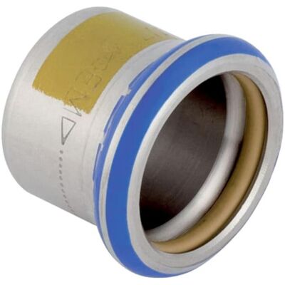 Geberit Rohrverbindungstechnik, Gas-Kappe Mapress d 54mm, f Nat und Flüssiggas, Edelstahl (Pressverbindung) Geberit Rohrverbindungstechnik, Gas-Kappe Mapress d 54mm, f Nat und Flüssiggas, Edelstahl (Pressverbindung)