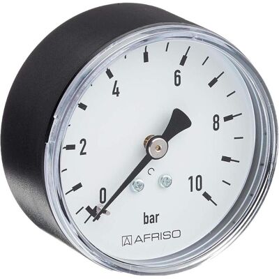 Afriso, Rohrverbindungstechnik, Heating pressure gauge RF 63 AX fi 63mm 0-10 bar 1/4 " ax class 2.5 63 539 (Pressverbindung) Afriso, Rohrverbindungstechnik, Heating pressure gauge RF 63 AX fi 63mm 0-10 bar 1/4 " ax class 2.5 63 539 (Pressverbindung)